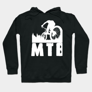 MTB Forest Silhouette /cycling Hoodie